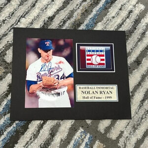 Nolan Ryan autographed New York Mets photo
